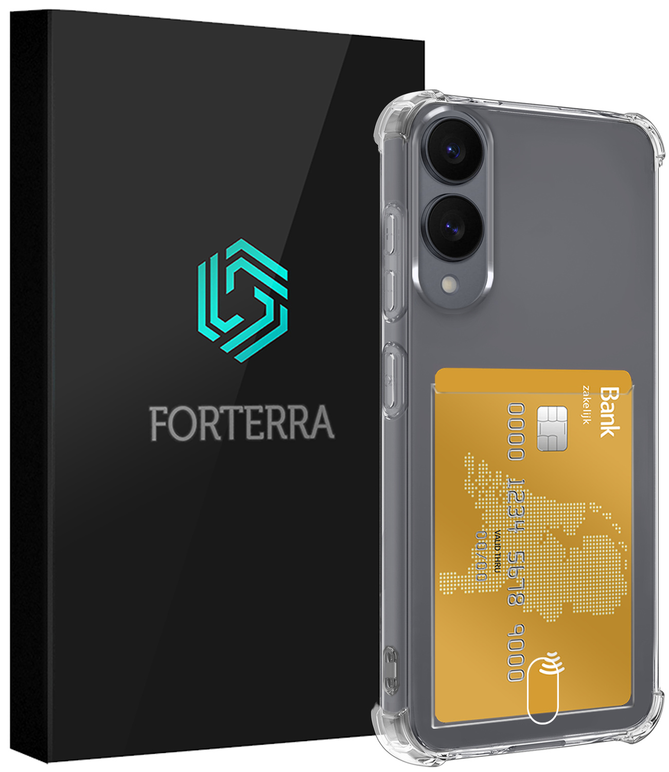 Forterra Forterra Samsung Galaxy S25 Edge Hoesje Pashouder