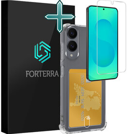 Forterra Forterra Samsung Galaxy S25 Edge Hoesje Pashouder Met Screenprotector