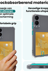 Forterra Forterra Samsung Galaxy S25 Edge Hoesje Pashouder Met 2x Screenprotector