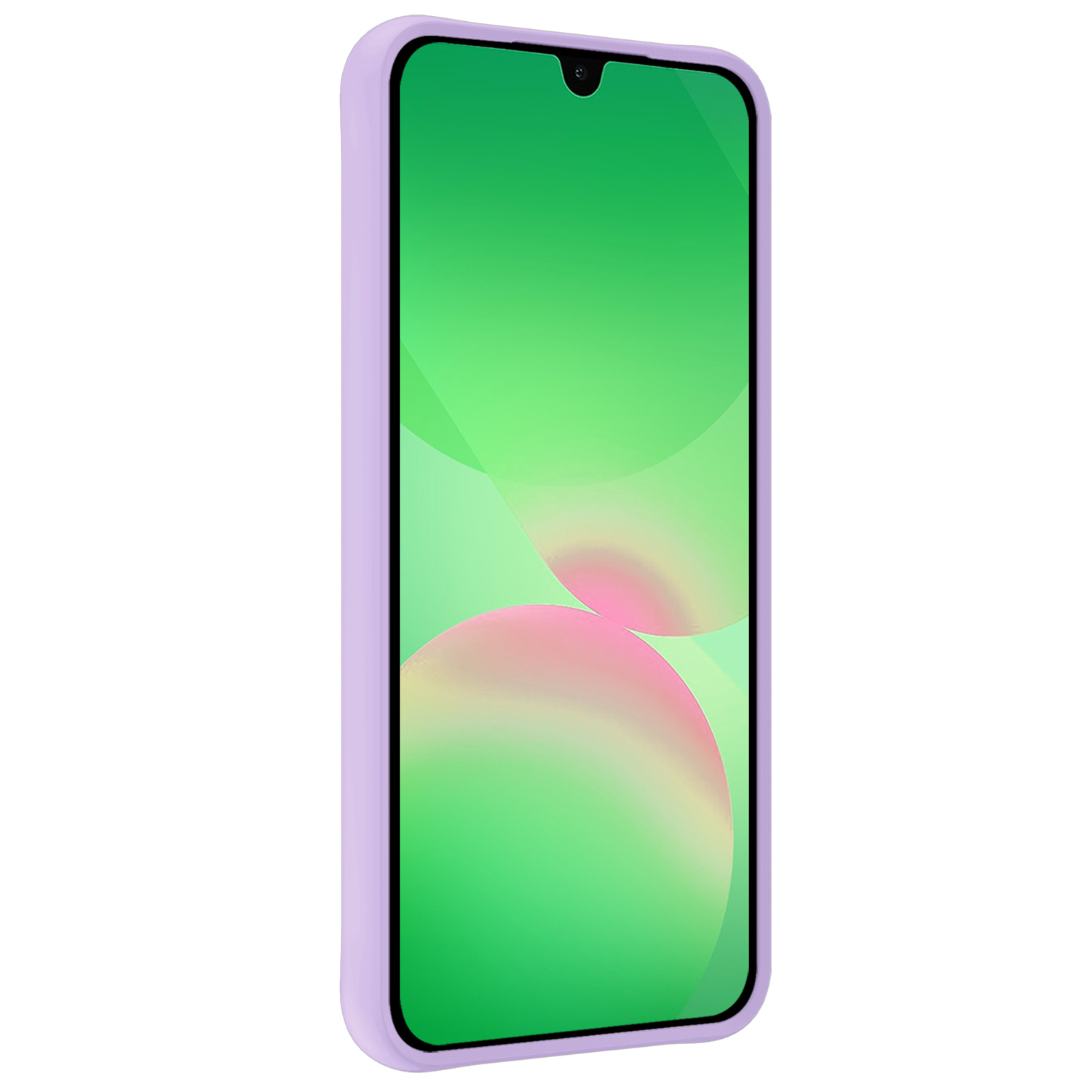 BASEY. BASEY. Samsung Galaxy A26 Hoesje Siliconen Met 2x Screenprotector - Lila