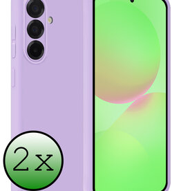 BASEY. BASEY. Samsung Galaxy A36 Hoesje Siliconen - Lila - 2 PACK