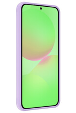 BASEY. BASEY. Samsung Galaxy A36 Hoesje Siliconen Met 2x Screenprotector - Lila