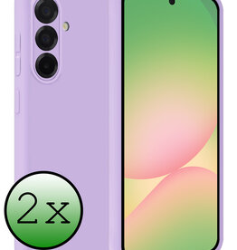 BASEY. BASEY. Samsung Galaxy A56 Hoesje Siliconen - Lila - 2 PACK