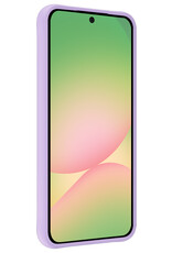 BASEY. BASEY. Samsung Galaxy A56 Hoesje Siliconen Met Screenprotector - Lila