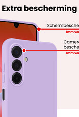 NoXx NoXx Samsung Galaxy A26 Hoesje Siliconen - Lila - 2 PACK