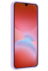 NoXx NoXx Samsung Galaxy A26 Hoesje Siliconen - Lila - 2 PACK