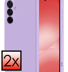 NoXx NoXx Samsung Galaxy A56 Hoesje Siliconen - Lila - 2 PACK
