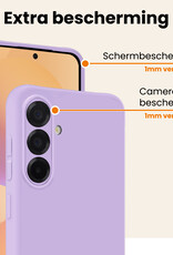 Nomfy Nomfy Samsung Galaxy A36 Hoesje Siliconen - Lila - 2 PACK