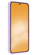 Nomfy Nomfy Samsung Galaxy A56 Hoesje Siliconen Met Screenprotector - Lila