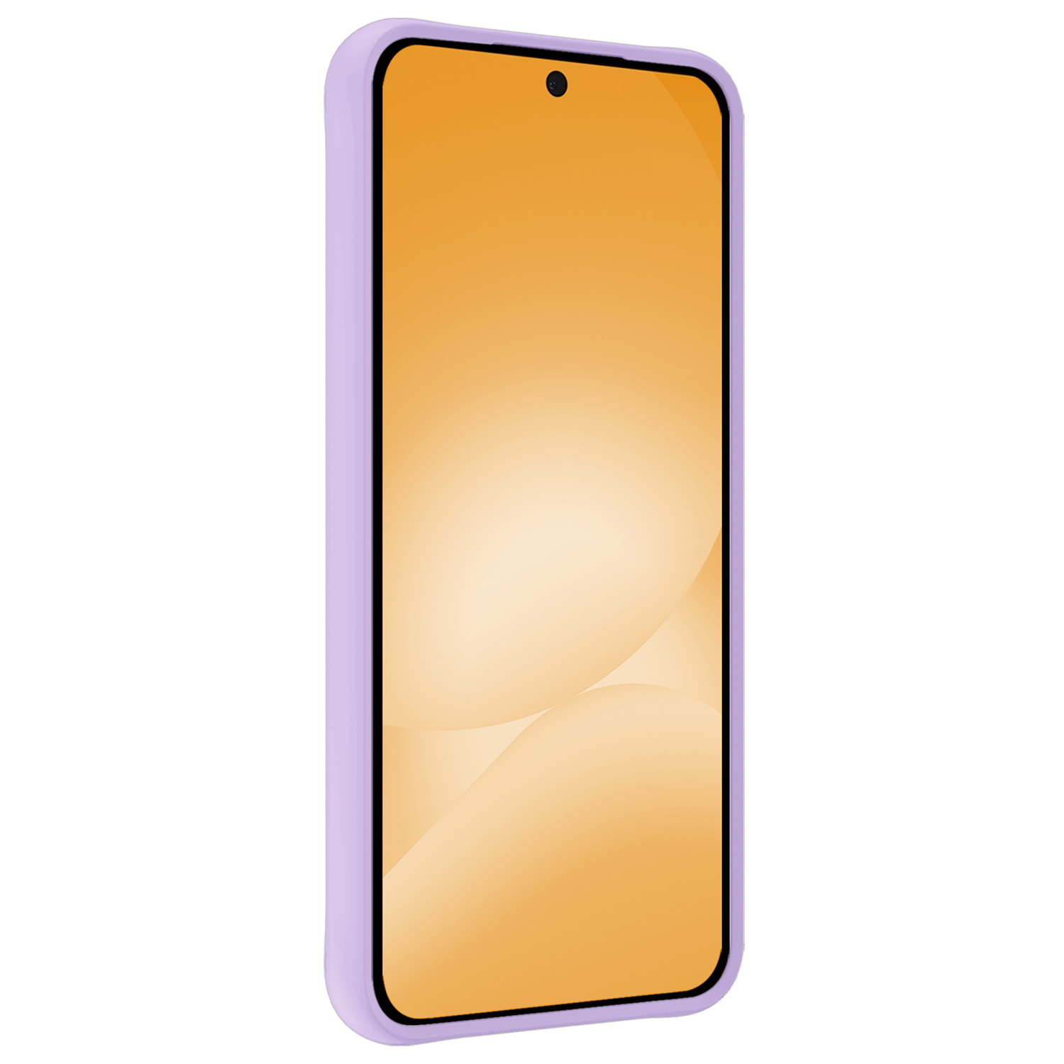 Nomfy Nomfy Samsung Galaxy A56 Hoesje Siliconen Met Screenprotector - Lila