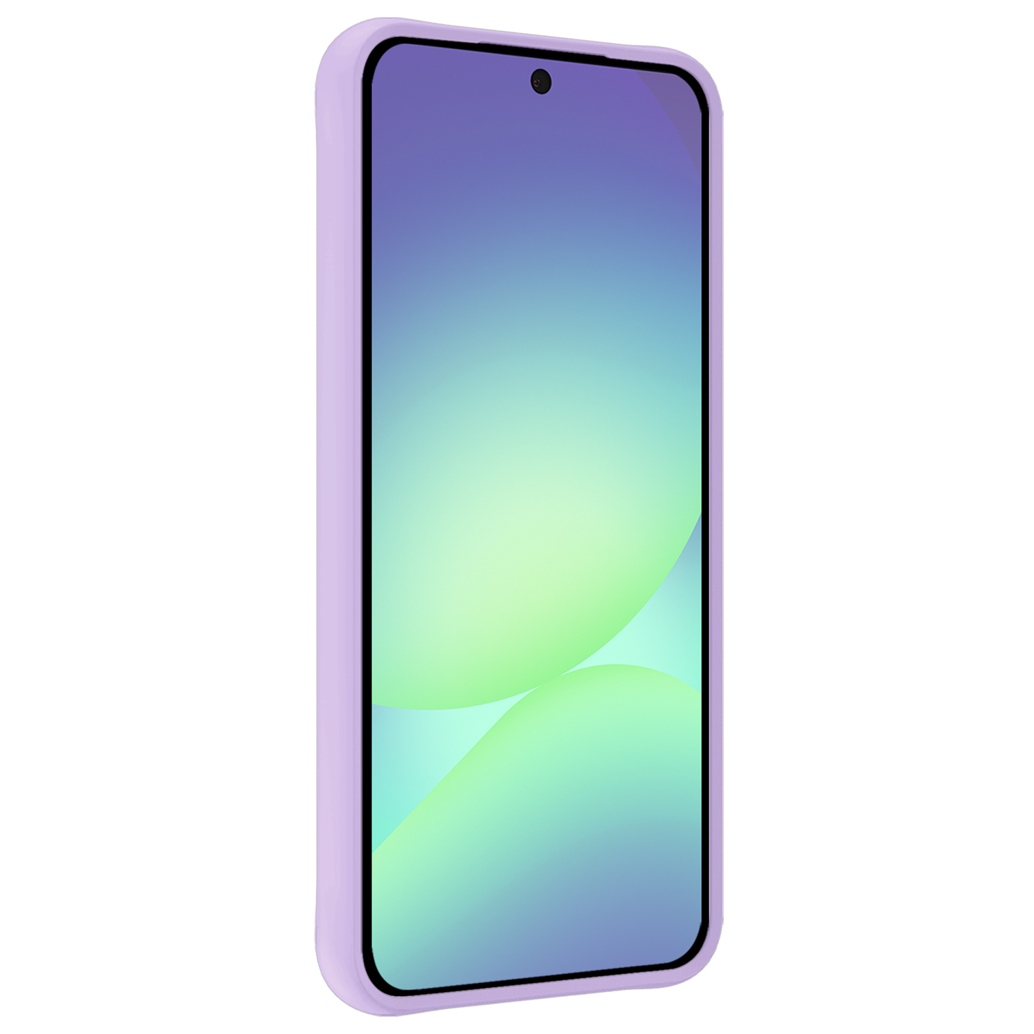 Forterra Forterra Samsung Galaxy A56 Hoesje Siliconen Met Screenprotector - Lila