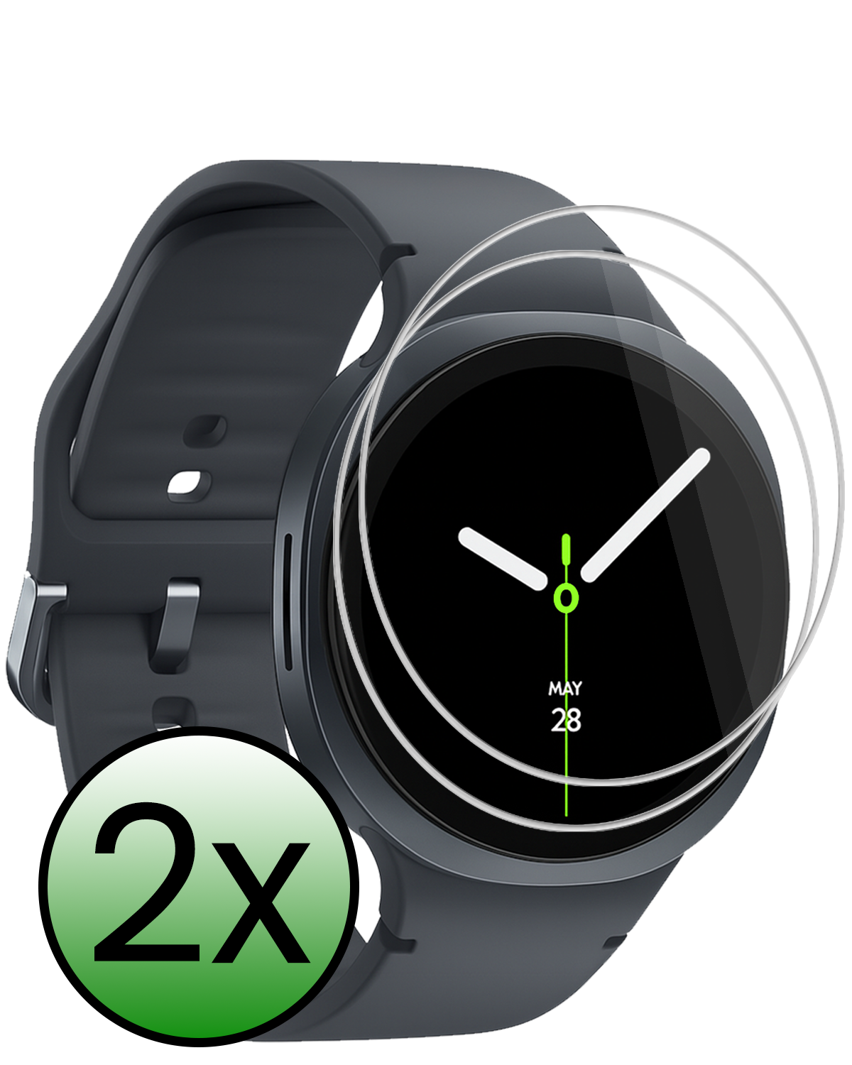 BASEY. BASEY. Samsung Galaxy Watch 8 (40 mm) Screenprotector - 2 PACK