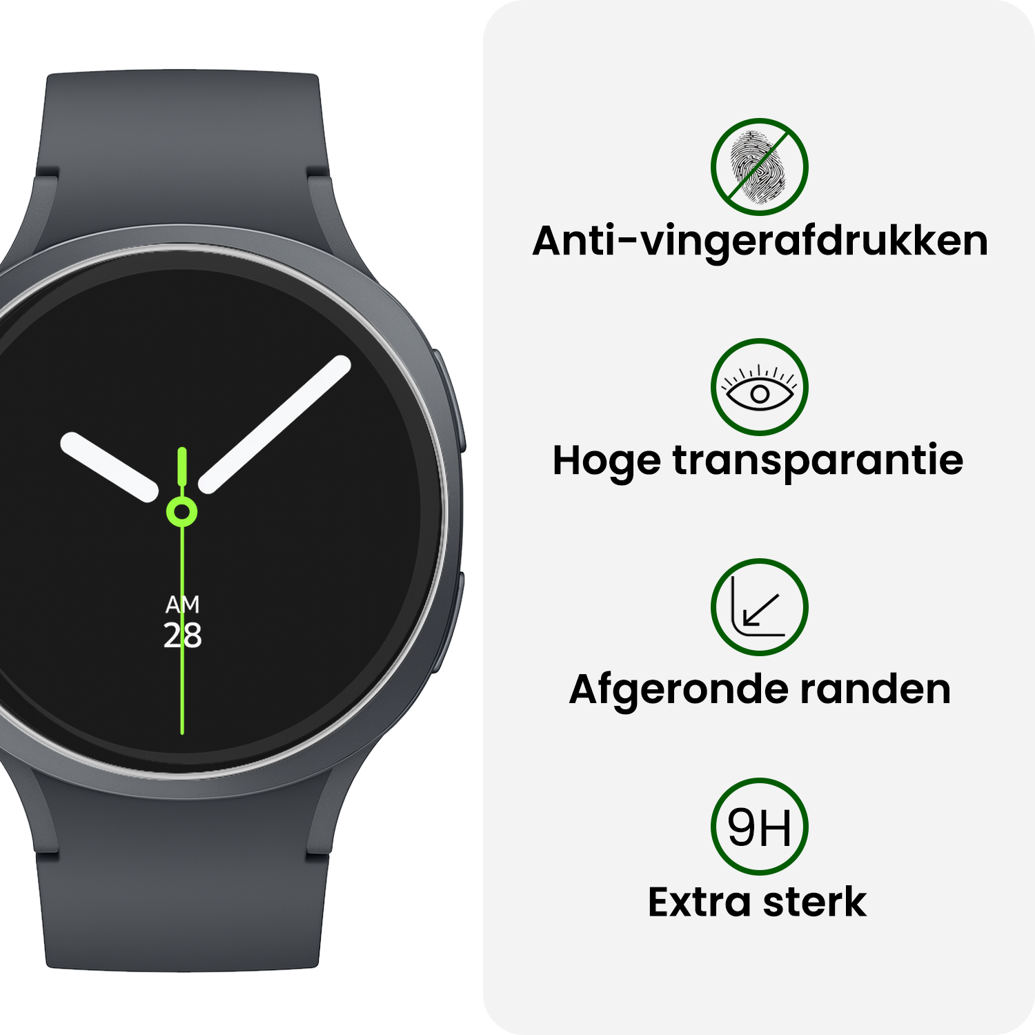 BASEY. BASEY. Samsung Galaxy Watch 8 (40 mm) Screenprotector - 3 PACK