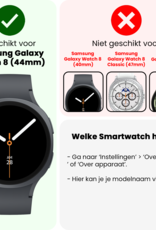Nomfy Nomfy Samsung Galaxy Watch 8 (44 mm) Screenprotector - 2 PACK