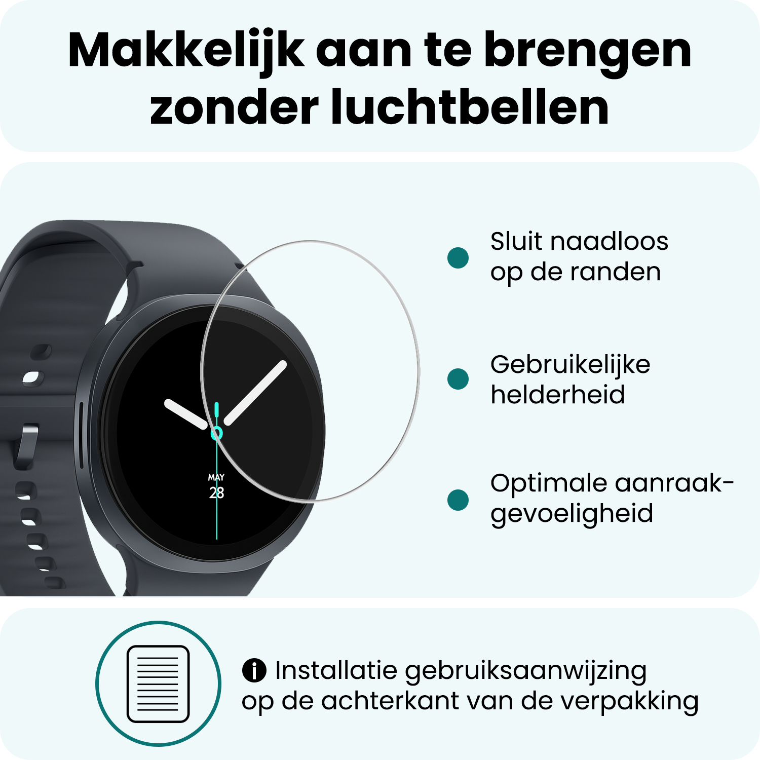 Forterra Forterra Samsung Galaxy Watch 8 (40 mm) Screenprotector