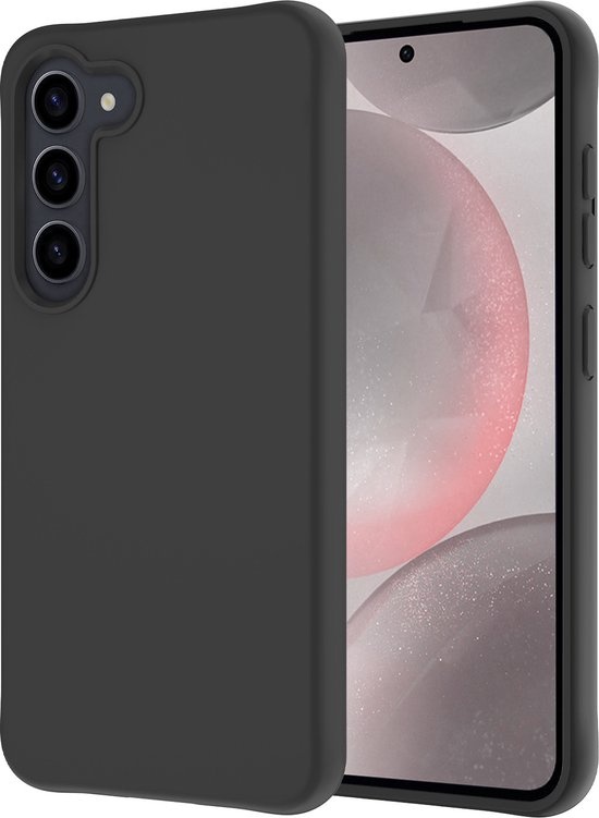 NoXx Hoes Geschikt voor Samsung S24 Plus Hoesje Cover Siliconen Back Case Hoes - Zwart
