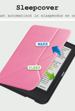 BASEY. BASEY. Kobo Clara Colour Hoesje Trifold - Roze