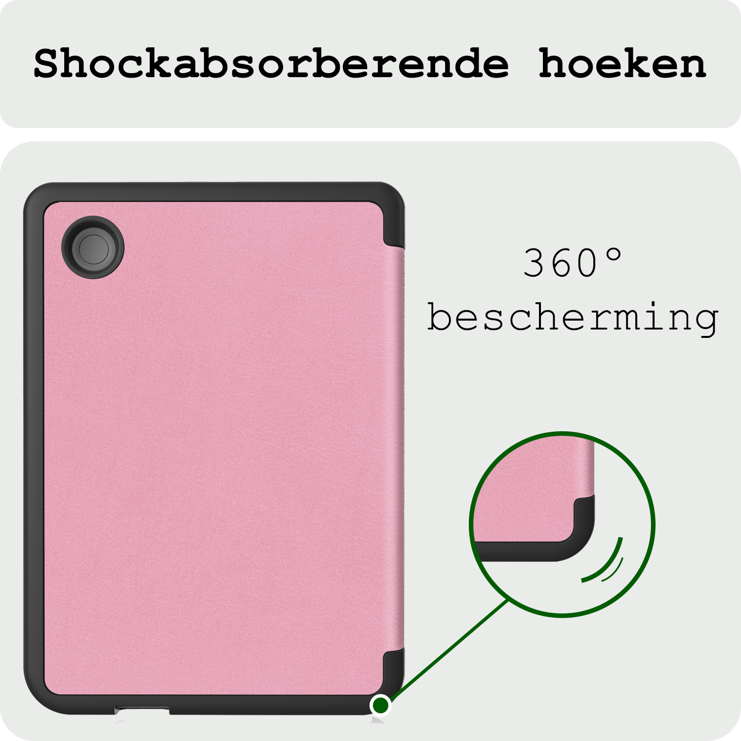 BASEY. BASEY. Kobo Clara BW Hoesje - Roze