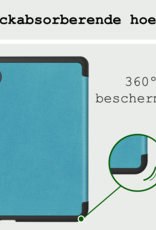 BASEY. BASEY. Kobo Clara Colour Hoesje Met Screenprotector - Turquoise