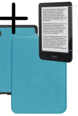 BASEY. BASEY. Kobo Clara BW Hoesje Met Screenprotector - Turquoise