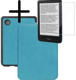 BASEY. BASEY. Kobo Clara BW Hoesje Met Screenprotector - Turquoise