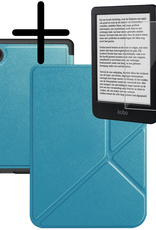 BASEY. BASEY. Kobo Clara BW Hoesje Trifold Met Screenprotector - Turquoise