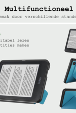 BASEY. BASEY. Kobo Clara BW Hoesje Trifold Met Screenprotector - Turquoise
