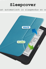 BASEY. BASEY. Kobo Clara BW Hoesje Trifold Met Screenprotector - Turquoise