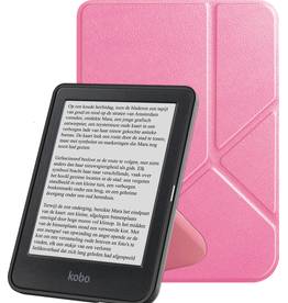 NoXx NoXx Kobo Clara BW Hoesje Trifold - Roze
