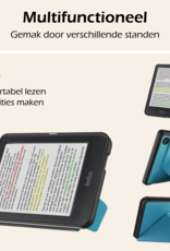 Nomfy Nomfy Kobo Clara Colour Hoesje Trifold - Turquoise