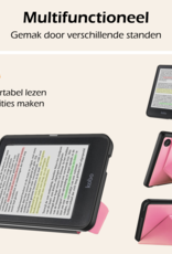 Nomfy Nomfy Kobo Clara Colour Hoesje Trifold - Roze