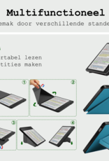BASEY. BASEY. Kobo Libra Colour Hoesje Met Screenprotector - Turquoise