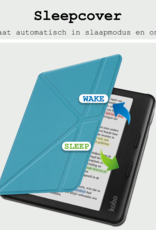 BASEY. BASEY. Kobo Libra Colour Hoesje Met Screenprotector - Turquoise