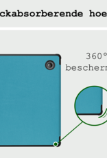 BASEY. BASEY. Kobo Libra Colour Hoesje Met Screenprotector - Turquoise