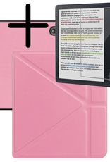 BASEY. BASEY. Kobo Libra Colour Hoesje Met Screenprotector - Roze