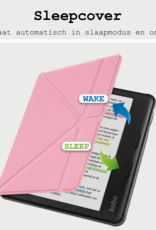 BASEY. BASEY. Kobo Libra Colour Hoesje Met Screenprotector - Roze