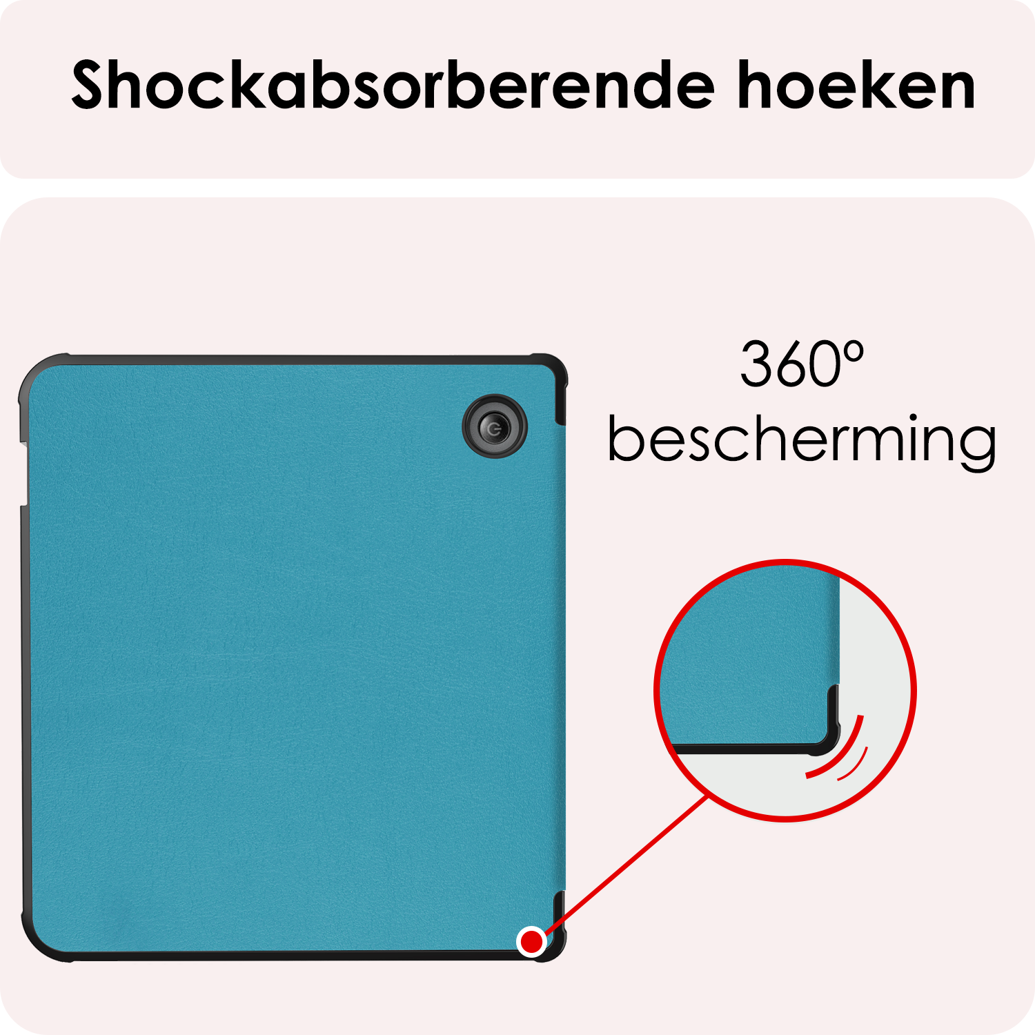 NoXx NoXx Kobo Libra Colour Hoesje - Turquoise