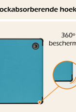 Nomfy Nomfy Kobo Libra Colour Hoesje Met Screenprotector - Turquoise