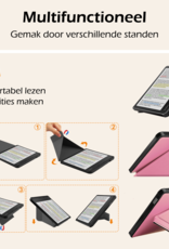 Nomfy Nomfy Kobo Libra Colour Hoesje Met Screenprotector - Roze