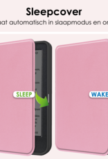 NoXx NoXx Kobo Clara BW Hoesje Met Screenprotector - Roze