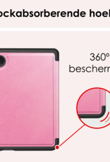 NoXx NoXx Kobo Clara BW Hoesje Trifold Met Screenprotector - Roze