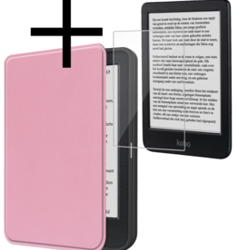 NoXx NoXx Kobo Clara BW Hoesje Met Screenprotector - Roze