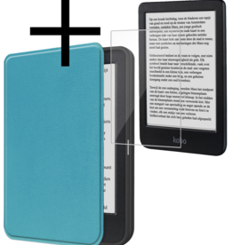 NoXx NoXx Kobo Clara BW Hoesje Met Screenprotector - Turquoise