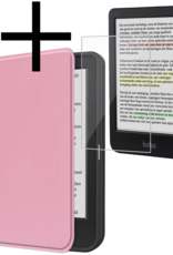 NoXx NoXx Kobo Clara Colour Hoesje Met Screenprotector - Roze