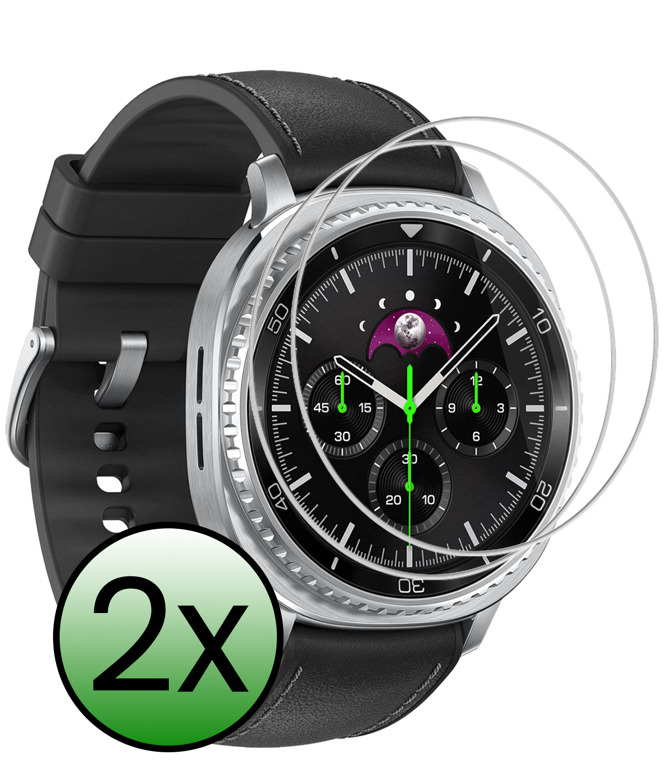 BASEY. BASEY. Samsung Galaxy Watch 8 Classic (46 mm) Screenprotector - 2 PACK