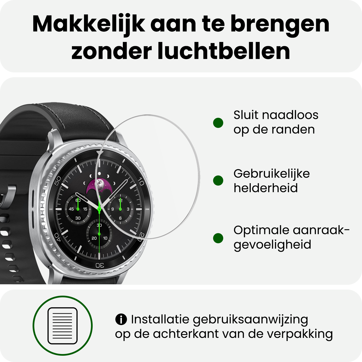 BASEY. BASEY. Samsung Galaxy Watch 8 Classic (46 mm) Screenprotector - 2 PACK