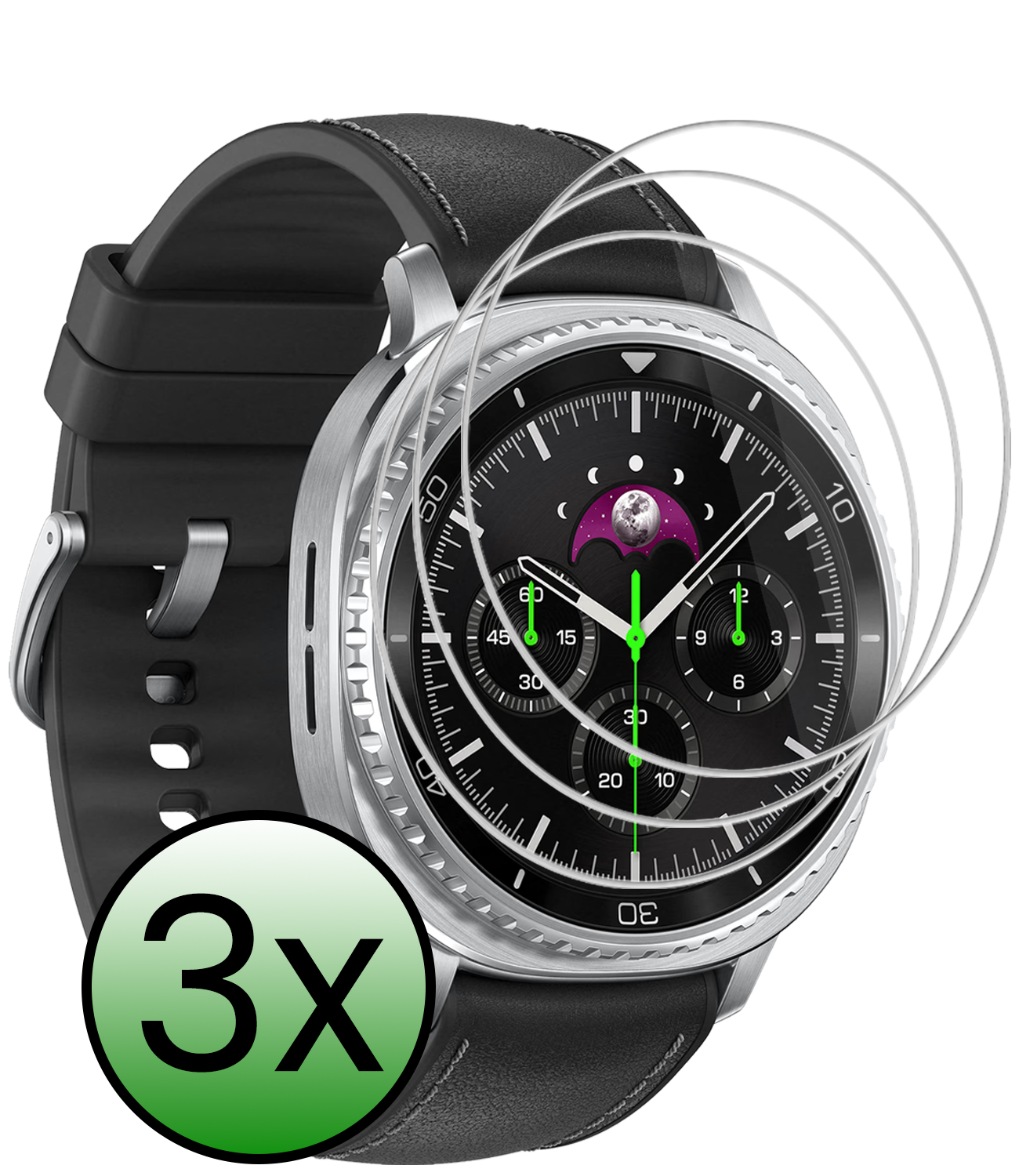 BASEY. BASEY. Samsung Galaxy Watch 8 Classic (46 mm) Screenprotector - 3 PACK