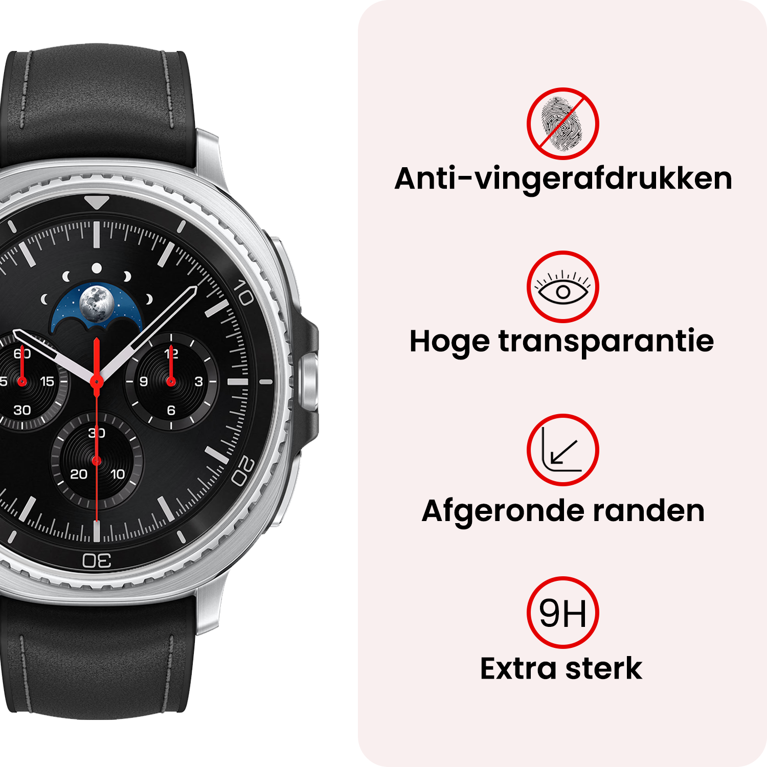 NoXx NoXx Samsung Galaxy Watch 8 Classic (46 mm) Screenprotector - 3 PACK