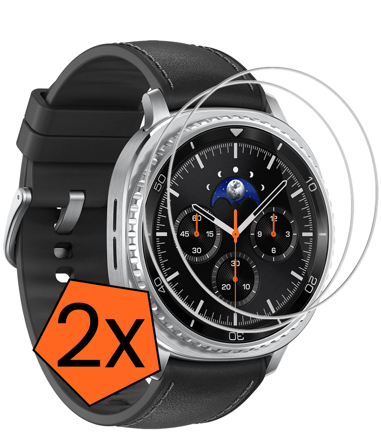 Nomfy Nomfy Samsung Galaxy Watch 8 Classic (46 mm) Screenprotector - 2 PACK
