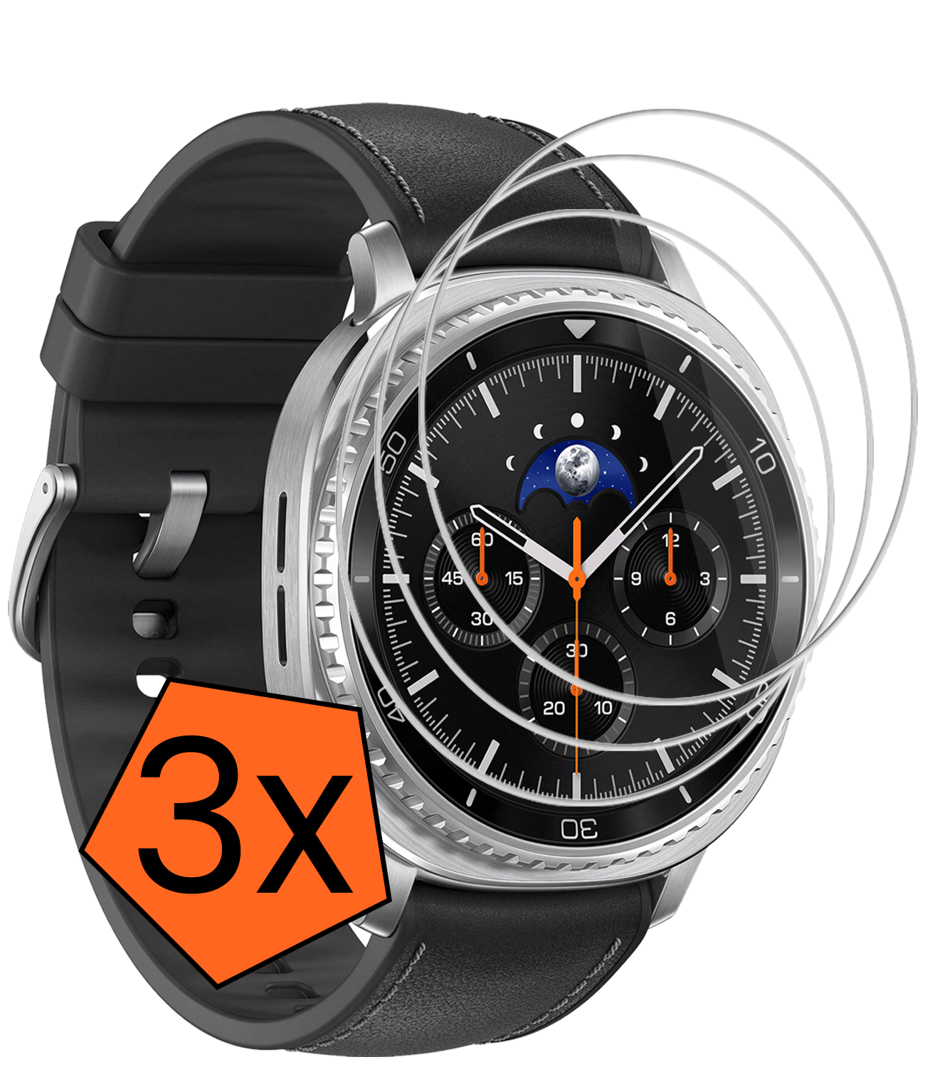 Nomfy Nomfy Samsung Galaxy Watch 8 Classic (46 mm) Screenprotector - 3 PACK